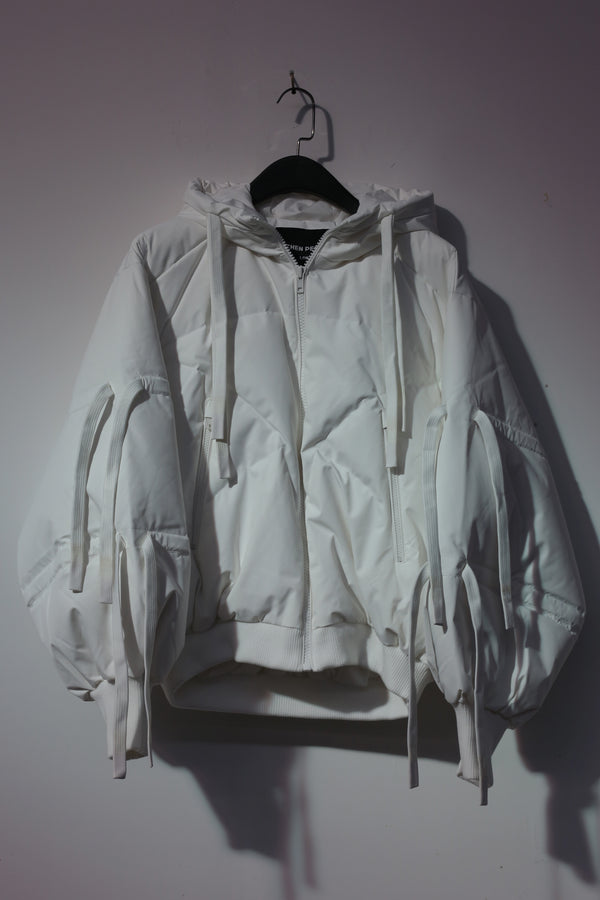 CHENPENG Seaweed Down Jacket CP21AWJ047ACPC115 White